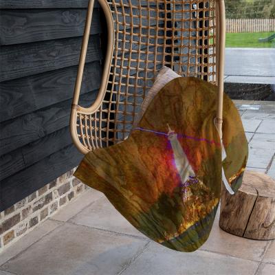 The Range Tower Lights Blanket - Brown