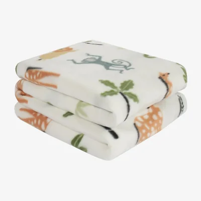 The Range OHS Safari Fleece Throw - Cream