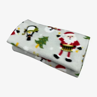 The Range Cute Supersoft Christmas Theme Character Blanket Throw - Grey or Red