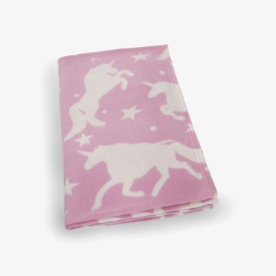 The Range Dreamscene Unicorn Soft Fleece Blanket Throw, 120 x 150 cm - Pink - Pink