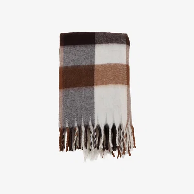 The Range Paxton Check Throw - Pecan
