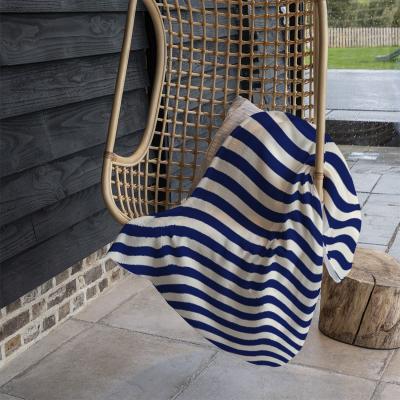 The Range Wavey Lines Blanket - Blue