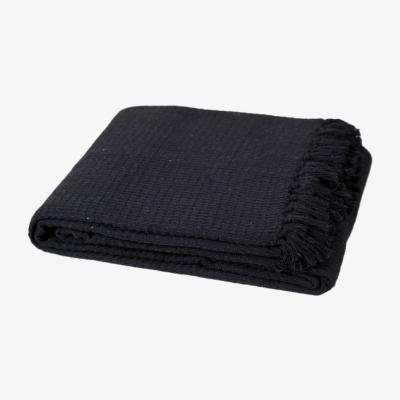 The Range 100% Cotton Honeycomb Chocolate Large Sofa Throw - Chocolate Brown