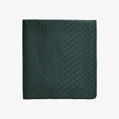 The Rug Seller T Quilted Throw by Designer Ted Baker in Forest Green