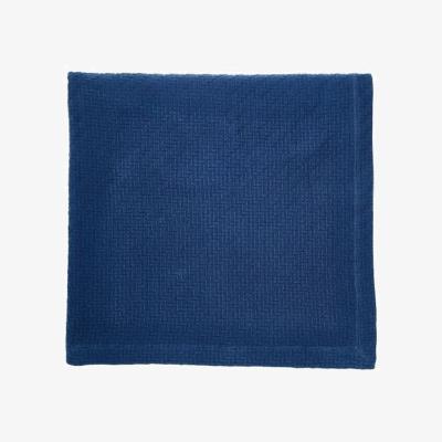 The Rug Seller Andaz Fine Linens Egyptian Cotton Throw in Midnight Blue