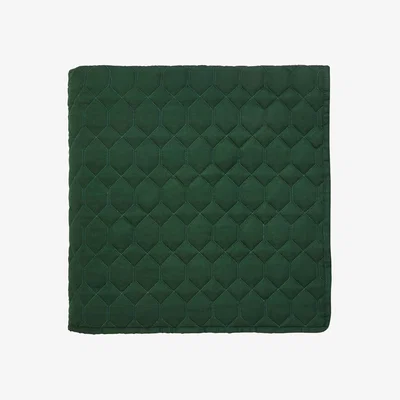 The Rug Seller Jackfruit Designer Throw By Sanderson in Fig Olive Green