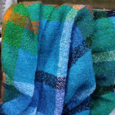 The Rug Seller Langton Cobalt Mohair Throw