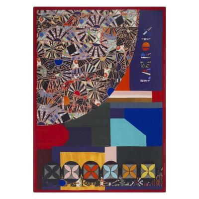 The Rug Seller Mosaic Freak Multicolore Throw by Christian Lacroix in Multi