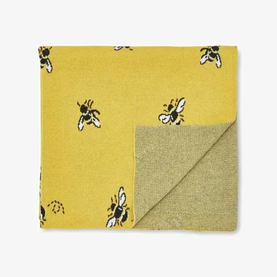 The Rug Seller Honey Bee Cotton Throw by Cath Kidston in Yellow