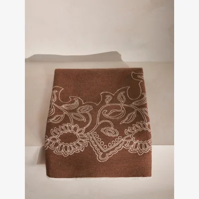 Soho Home Tosca Throw, Burnt Orange