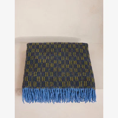 Soho Home Claudius Throw, Blue