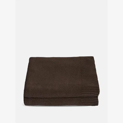 Soho Home Nassau Throw, Brown