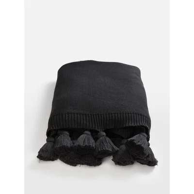 Soho Home Turvi Blanket, Charcoal