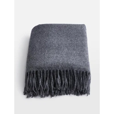Soho Home Maria Alpaca Throw, Grey