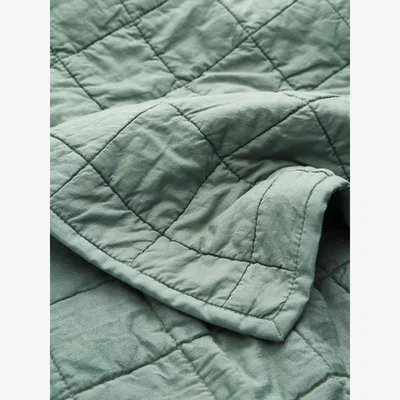 Soho Home Lynsey Bedspread Sage, 245 x 290cm