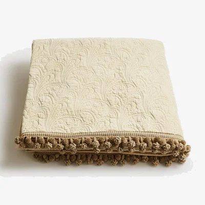 Soho Home Obie Bedspread Cream, 245 x 290cm