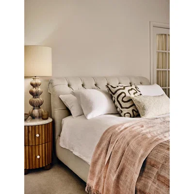 Soho Home Arlo Throw, Pink