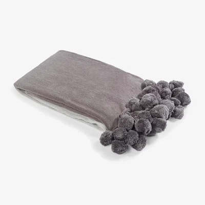 Sazy Mitis Ombre Throw, Grey, 130x180 cm