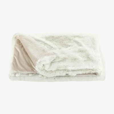 Tobias Oliver Zinc Romo I Ermine Throw