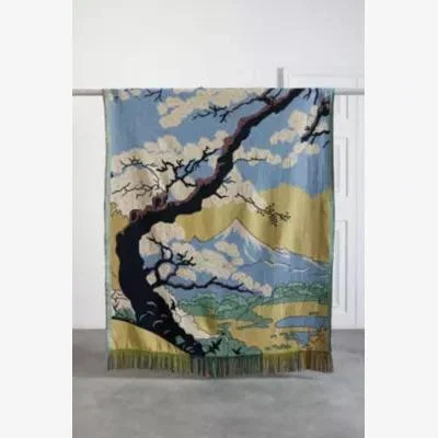 Urban Outfitters Hokusai Landscape Throw ALL at Urban Outfitters