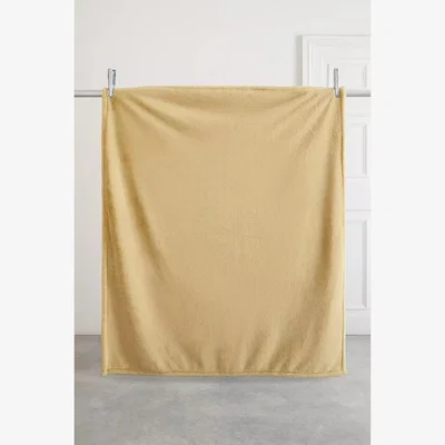 Urban Outfitters Ecru Faux Fur Throw Blanket - Neutral ALL at Urban Outfitters