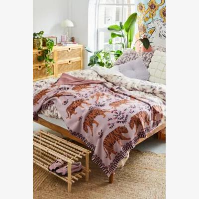 Urban Outfitters Urban Outfitters Tiger Knit Art Throw ALL