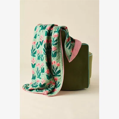 Urban Outfitters Brighton Quilted Throw 152cm x 127cm at Urban Outfitters