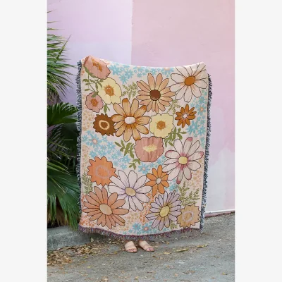 Urban Outfitters Valley Cruise Floral Dream Art Throw - Assorted ALL at Urban Outfitters