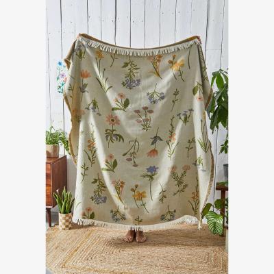 Urban Outfitters Wildflower Throw 125cm x 150cm at Urban Outfitters