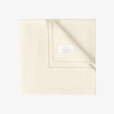 Wolf & Badger Yellow / Orange The Cradle Studio Knit Blanket - Butter
