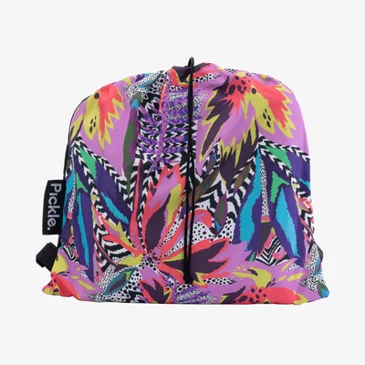 Wolf & Badger Pink / Purple Picnic Mat - Bird Of Paradise | Pickle Picnics