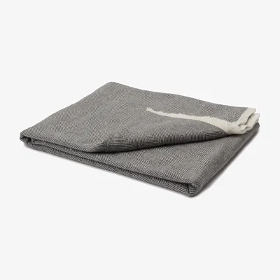 Wolf & Badger Slate Grey Diamond Burst Throw One Size Antra Designs