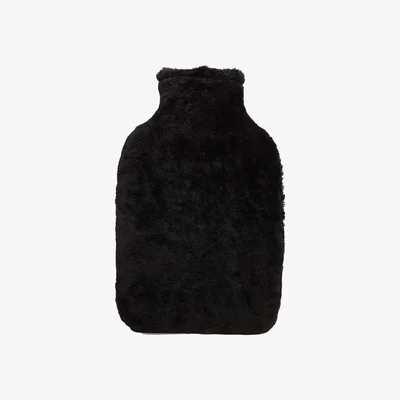 Wolf & Badger Black Hot Water Bottle One Size Mamu Studios