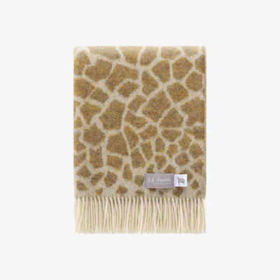 Wolf & Badger Brown Giraffe Throw J. j.textile