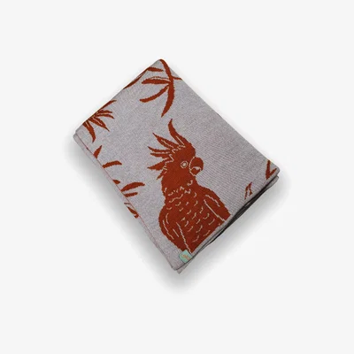 Wolf & Badger Yellow / Orange Blankets - Hello Cocky - Bronze - X-Small Otto & Spike