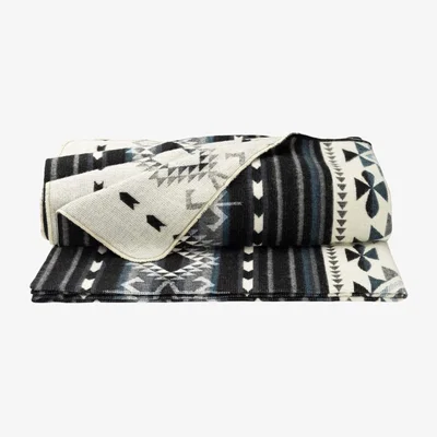 Wolf & Badger Plaid, Throw Native The Cute Grey - Alpaca Wool Alpaca Loca