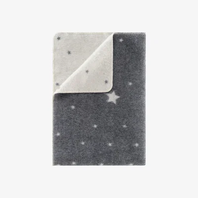 Wolf & Badger Grey Twinkle Star Small Merino Wool Blanket J. j.textile