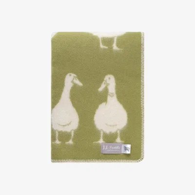 Wolf & Badger Green Duck Blanket J. j.textile