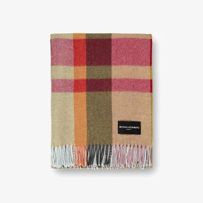 Wolf & Badger Wonderland - Alpaca & Merino Lambswool Blanket - Green | Heating & Plumbing London