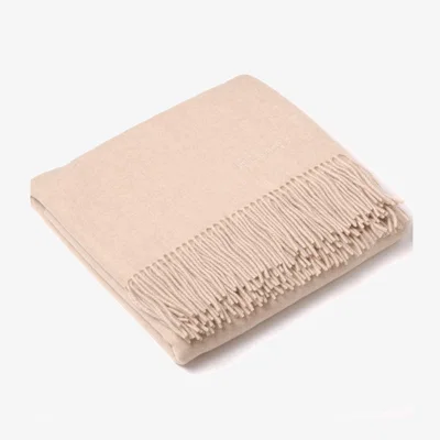 Wolf & Badger Neutrals Big Cashmere Blanket | Large | Bel Cashmere