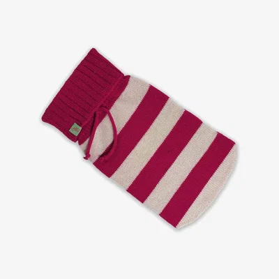 Wolf & Badger Pink / Purple / White Hotties - Stripe - Natural, Grenadine Pink Otto & Spike