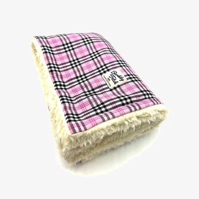 Wolf & Badger Pink / Purple Pink Macleod Tartan Dog Blanket | One Size | Barkley & Fetch