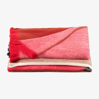 Wolf & Badger Neutrals / Black / Red Plaid Blocked Red, Black And Naturals | Alpaca Loca