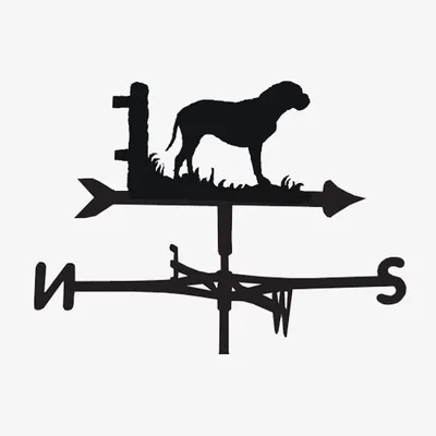 Cuckooland Weathervane in Dogue De Bordeaux Design - Medium (Cottage)