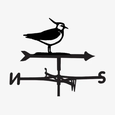 Cuckooland Weathervane in Lapwing Bird Design - Large (Traditional)