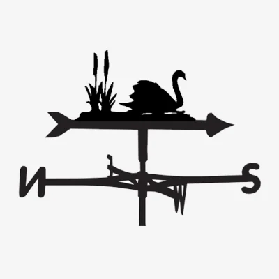Cuckooland Weathervane in Swan Design - Large (Traditional)