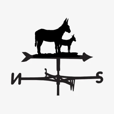 Cuckooland Weathervane in Donkey Design - Large (Traditional)
