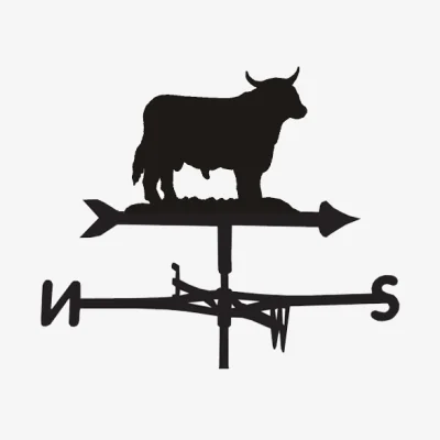 Cuckooland Weathervane in Boss Bull Design - Large (Traditional)