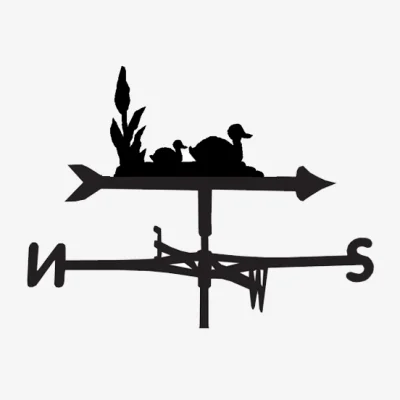 Cuckooland Weathervane in Duck Design - Large (Traditional)