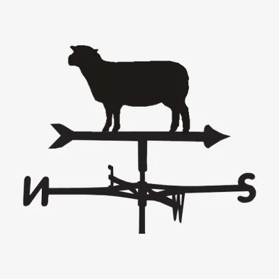 Cuckooland Southdown Sheep Weathervane  - Medium (Cottage)